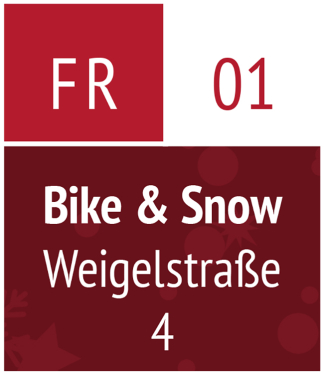 Freitag 01.12.2023 – Bike & Snow (Weigelstraße 4)