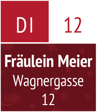 Dienstag 12.12.2023 – Fräulein Meier (Wagnergasse 12)