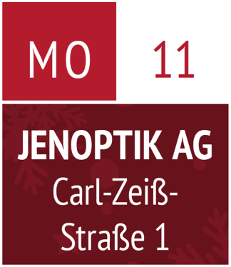 Montag 11.12.2023 – JENOPTIK AG (Carl-Zeiß-Straße 1)