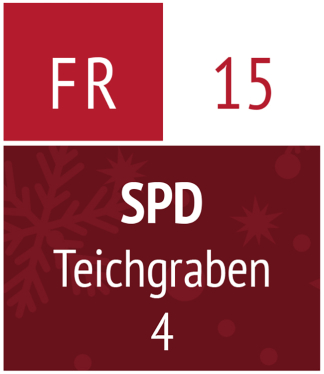 Freitag 15.12.2023 – SPD (Teichgraben 4)